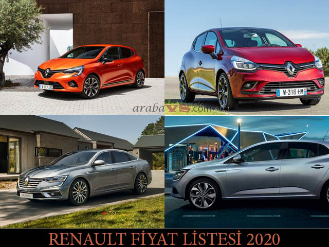 Renault Fiyat Listesi Mart 2020 Yayınlandı!