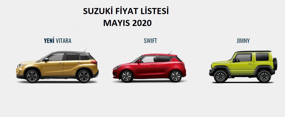Suzuki güncel fiyat listesi 2020 Mayıs yayınlandı!